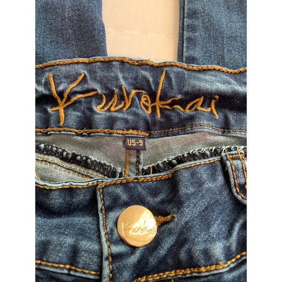 Kurokai Skinny Jeans - Size 9 - Rhinestones - Picture 6 of 7